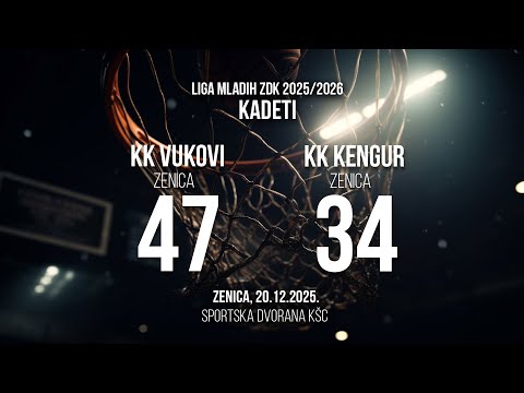 KK Vukovi 47 : 34 KK Kengur - Kadeti, 20.12.2025.