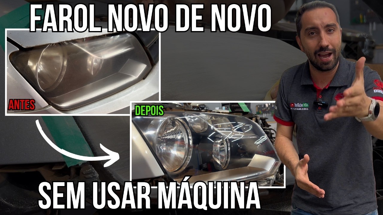 RESTAURAÇÃO DE FAROL SEM USAR MÁQUINA | Aprenda a Ganhar Dinheiro