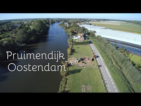 Pruimendijk Oostendam - Ridderkerk - Rijsoord drone luchtopname