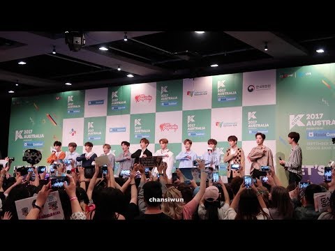 170923 KCON AUSTRALIA - WANNA ONE - ARTIST ENGAGEMENT