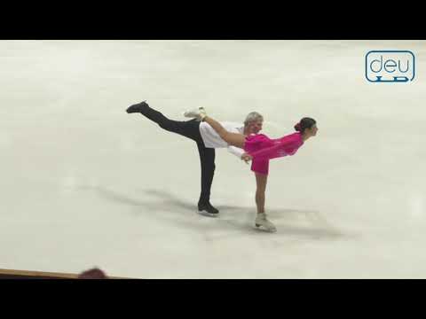 Vera Hroudova - Jan Lukes. Oberstdorf 2019. Adult Pairs FS. 1st place