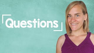 German Lesson (67) - Word Order - Part 2: Questions - A1/A2