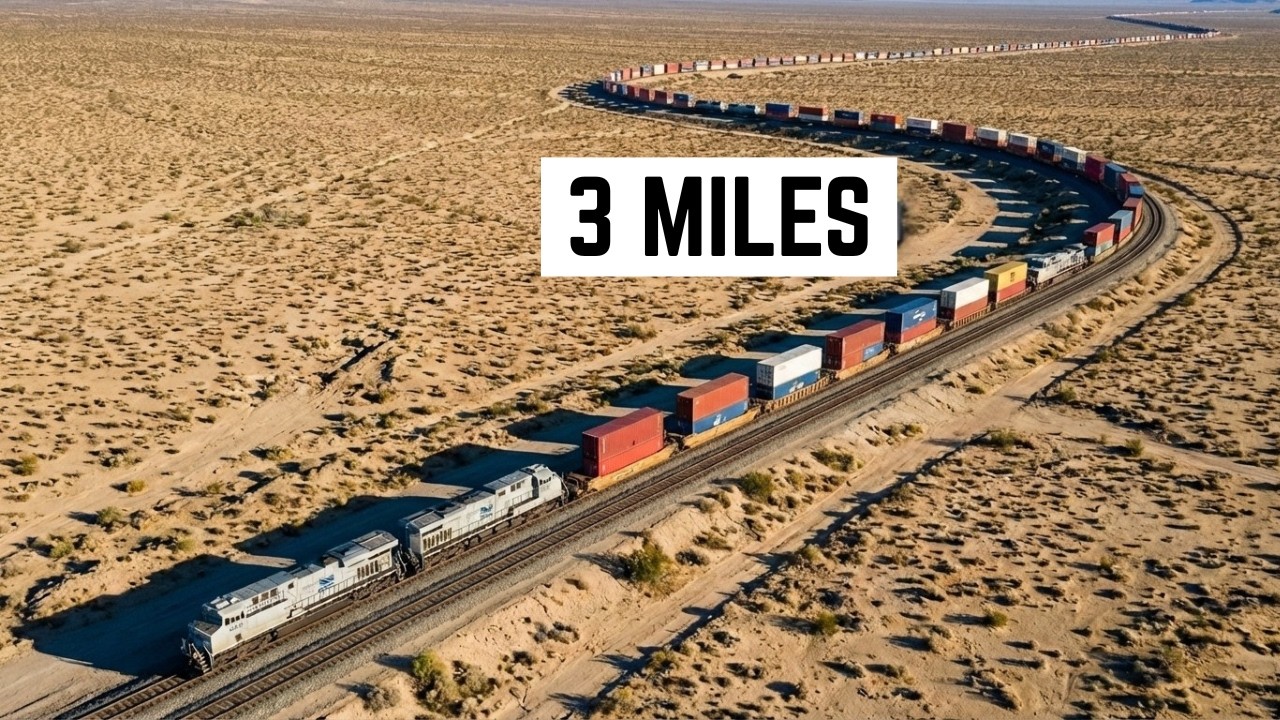 They Built Them 3 Miles Long — The 'Mega-Train' Logistics That Crushed Global Freight.