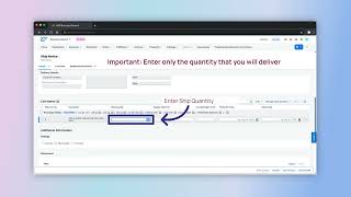 Create Ship Notices For Full Delivery In SAP Business Network
