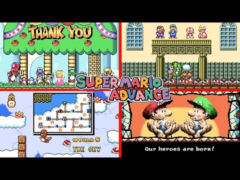 SUPER MARIO ADVANCE SERIES - All Endings