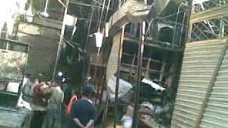 preview picture of video 'Karachi saddar Empress Market Fire Report 2'