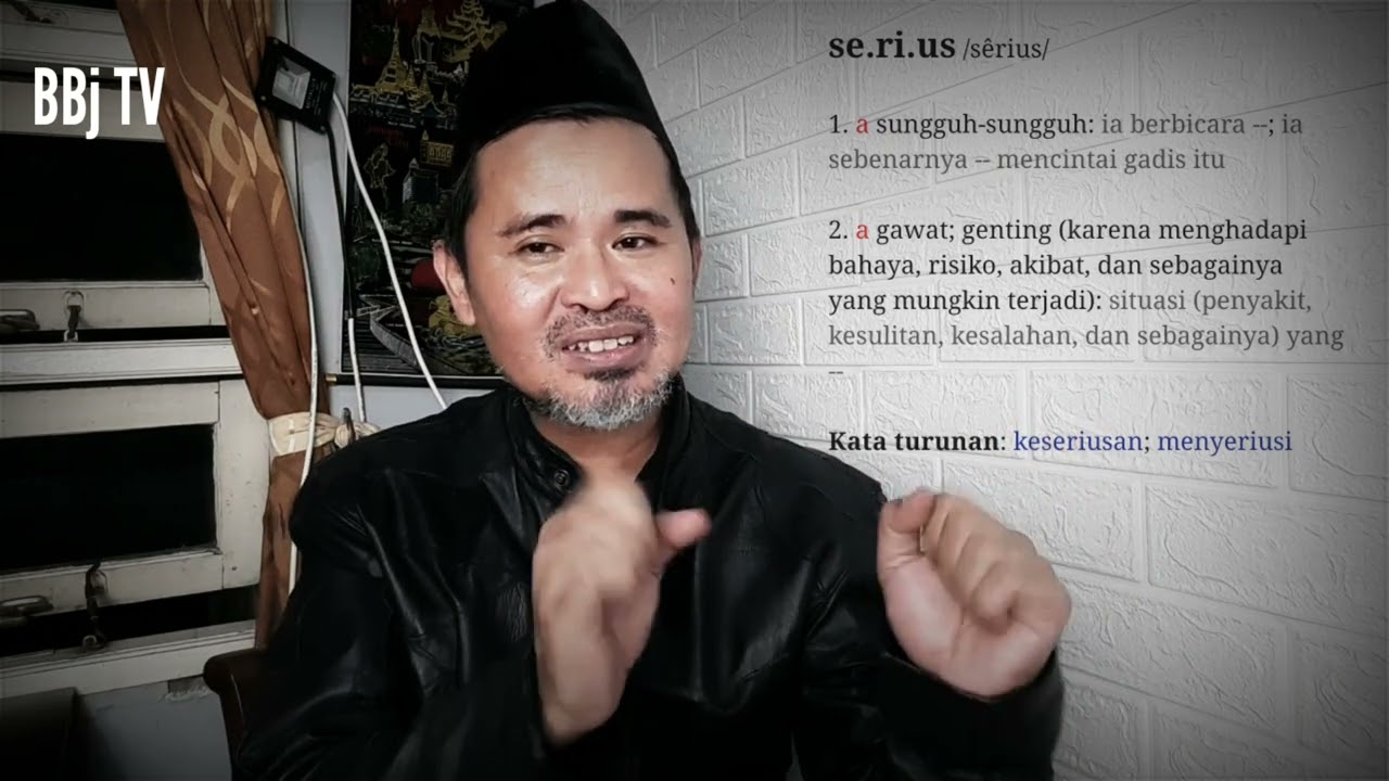Arti kata Serius || Kamus Besar Bahasa Indonesia