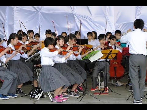 全国1位 船橋市立宮本中学校管弦楽部 地元イベントで演奏を披露！