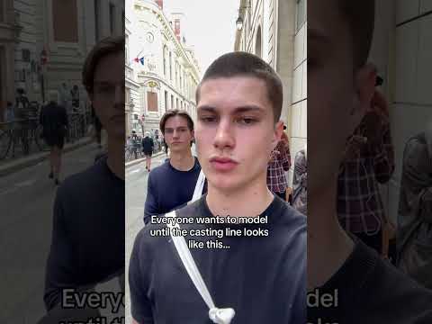 Everyone wants to be a model until...