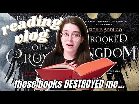 RE-READING THE SIX OF CROWS DUOLOGY (i'm OBSESSED!!) 🖤// Reading Vlog