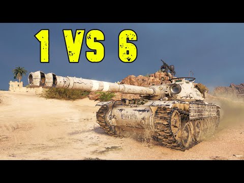 World of Tanks Bat.-Châtillon Bourrasque - 1 VS 6