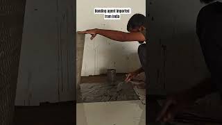 Tiles work uses chemicals from the Indian market🤣🤣 just for fun