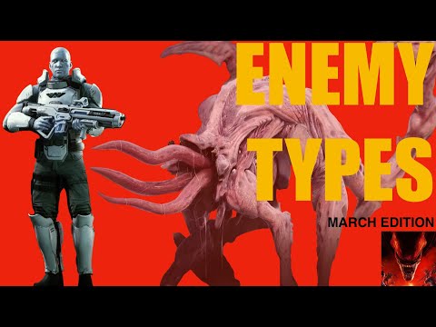 Aliens: Fireteam Enemy Types