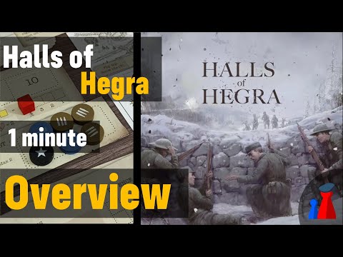 Halls of Hegra -1 minute Overview - Peaky Boardgamer