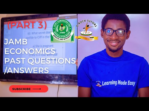 JAMB & POST UTME CBT ECONOMICS POSSIBLE QUESTIONS (PART 2)