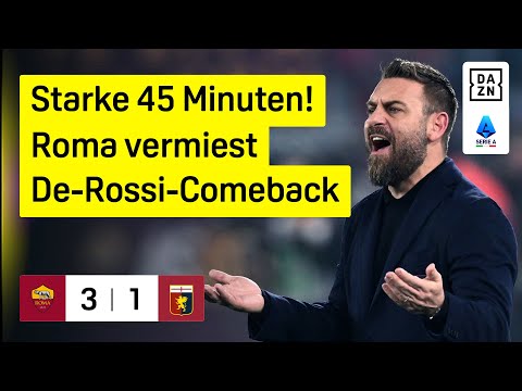 AS Rom - CFC Genua | 17. Spieltag | Serie A | DAZN Highlights