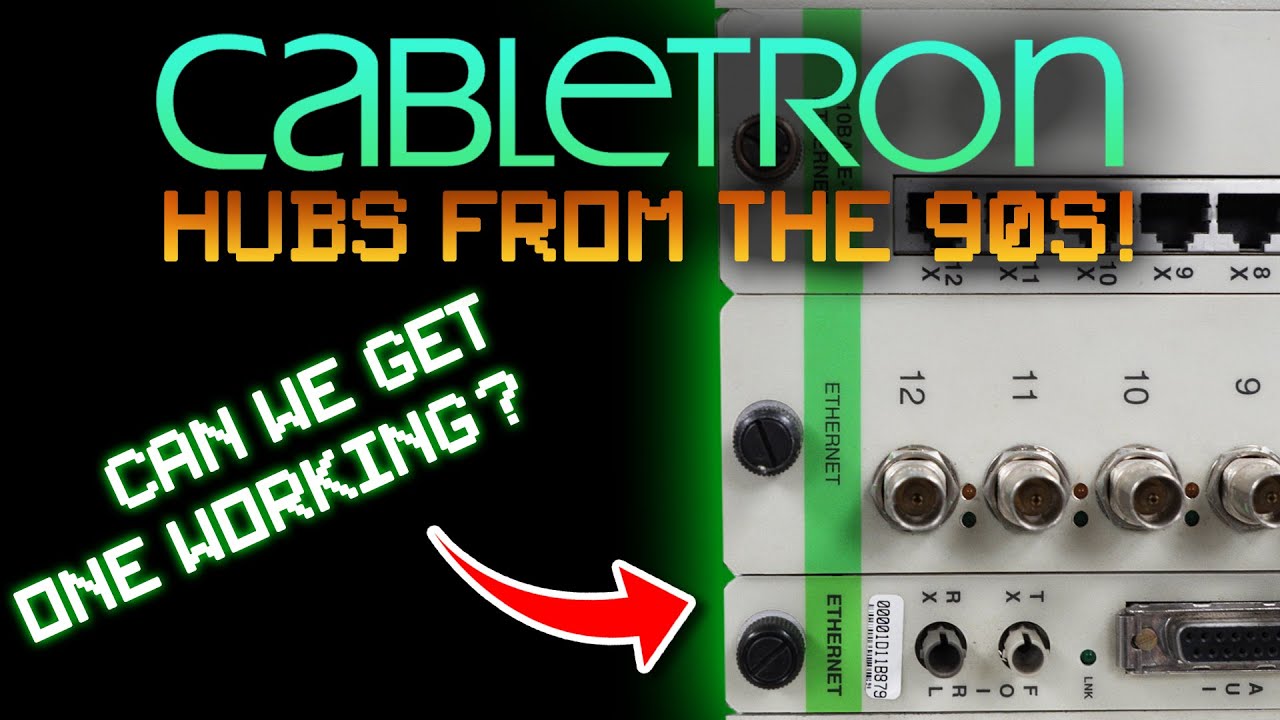CABLETRON: Early 90s networking hubs