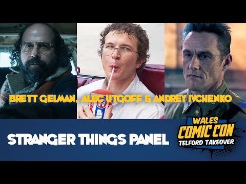 Stranger Things Cast Interviews! Brett Gelman, Alec Utgoff & Andrey Ivchenko - Wales Comic Con