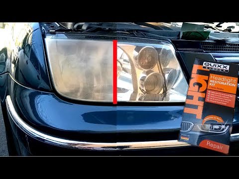 How to Restore Headlights / Quixx Restoration Kit