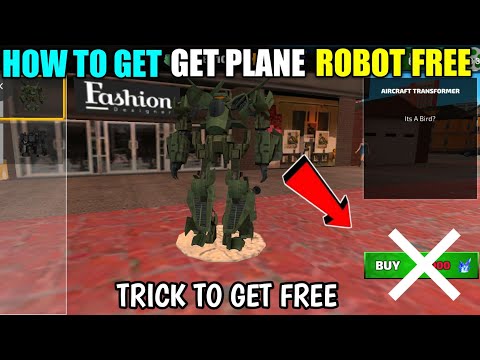 How to get jet plane transformer for free in rope hero vice town