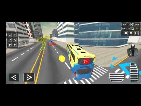 Coach Bus Police Helicopter and Car Driving in Open World Simulator