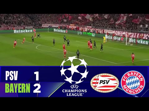 PSV EINDHOVEN vs BAYERN MUNICH 1-2 | 2026 Champions League | Match Highlights