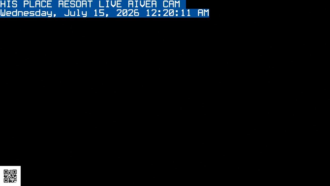 Live webcam view of White River at His Place Resort