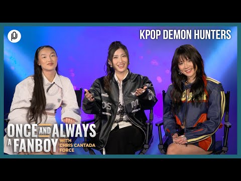 EJAE, AUDREY NUNA, REI AMI, and Chris Appelhans of KPop Demon Hunters being Fearless and Undefined