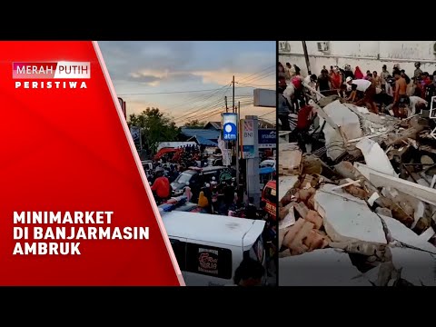 Minimarket Di Banjarmasin Ambruk