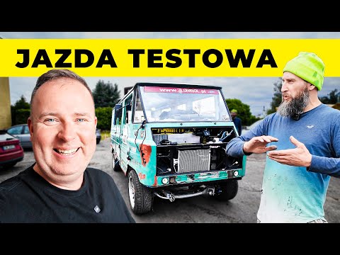 First Drive of the Żuk V8! A Historic Moment in Mietek's Garage