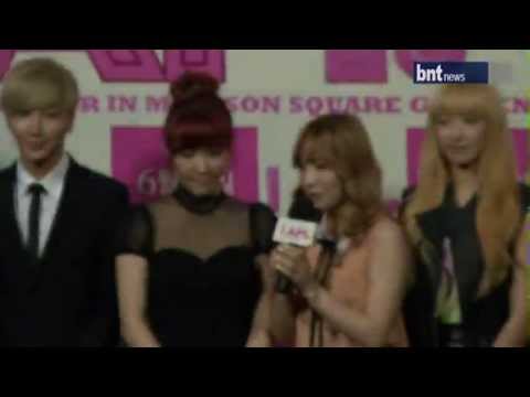 120618 Tiffany & Taeyeon at 'I AM' Press Premiere by bnt news.mp4