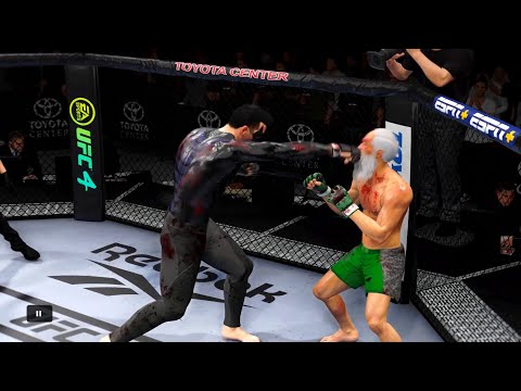 Old Bruce Lee vs. Robin (Dick Grayson) - EA sports UFC 4