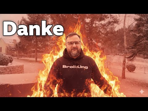 THANK YOU!!! --- Klaus is grilling