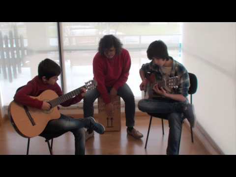 Tomás Santos e Afonso Santos Viola Prof Miguel Duarte Fade To Black Metallica