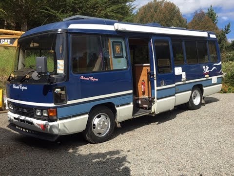 Toyota Coaster Motorhome for sale in Levin NZ as at Dec 2018.