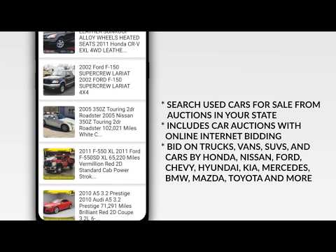 The Used Car Auction App video