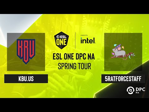 Dota2 - KBU.US vs 5RATFORCESTAFF - Game 1 - ESL One DPC NA Spring