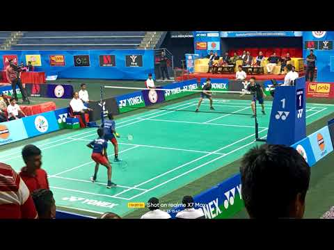 under 13 nationals boys doubles final match Manipur versis Tamilnadu Lucknow 2022