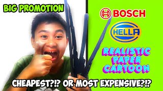 CHEAPEST OR MOST EXPENSIVE?!! REVIEW Wiper Blades, Promotion And More!