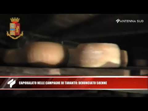 16 luglio 2020 - Caporalato nelle campagne di Taranto: denunciato 58enne