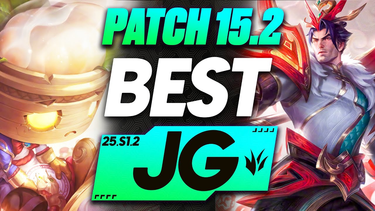 The BEST Junglers For Season 15 On Patch 15.2! | All Ranks Tier List League of Legends
