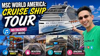 MSC World America FULL Cruise Ship Tour | Complete Walkthrough