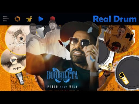 Pablo Borboleta ft M1ka ( cover bateria real drum ) Iara Mirelle Nunes
