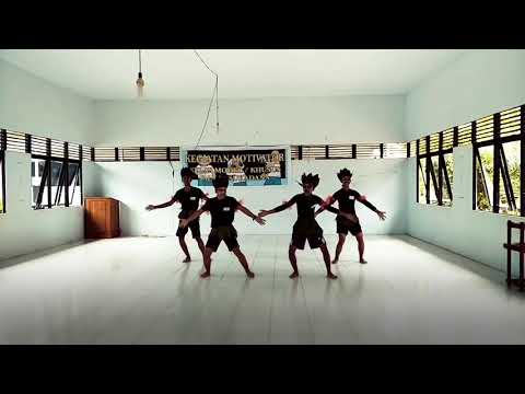 Tarian Kreasi Sajojo MUDAH Untuk 4 Orang. (With Music)