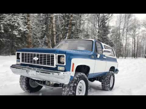 RC scale studio Trucks OFF Road Snow Adventures Rc4WD Trail Finder 2  forest run Chevrolet Blazer K5