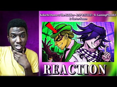Kokichi Ouma vs The Riddler - RAP BATTLE! - ft. GamingPlush64 & Carter Sauce [REACTION]