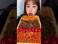 Asmr Mukbang Eating Noodles Two Flavors Spiccy Yummy