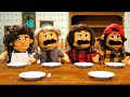 Family Dinner Awkward Puppets