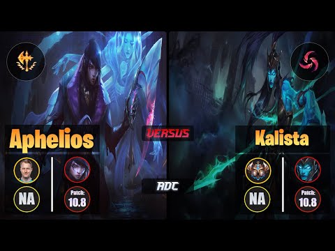 Zven APHELIOS (ADC) [Conqueror] VS KALISTA - Challenger NA Patch 10.8