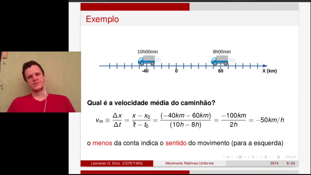 Velocidade média e instantânea